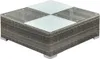 vidaXL Garten-Lounge-Set, 5-teilig, Poly Rattan, Grau, Produktbild-Vorschau 6
