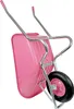 Matrix Schubkarre 100l 250kg Luftrad Kunststoffwanne Pink Produktbild-Vorschau 4