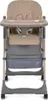 A front view of a beige and gray high chair. Produktbild-Vorschau