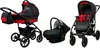 BabyLux® Largo | Kocárek 3v1 Set | Black Red | Kombi Náhled obrázku produktu 1