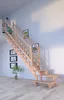 Holztreppe Lindos (Buche) in  1/4 gewendelter Ausführung Produktbild-Vorschau 1