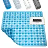 Protisklzová podložka pod sprchu, 53x53 cm, modrá, PVC, Náhľad obrázku produktu 1
