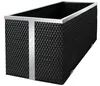 Rattan Pflanzenkübel rechteckig Dunkelbraun 150 x 39 x 50 Produktbild-Vorschau 14
