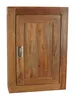 Moderner Bad Hängeschrank Massivholz Teak Braun 60x42x15 cm Produktbild-Vorschau 1