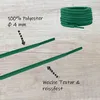 Runde Schnürsenkel in Grün Dunkel  - 80cm Produktbild-Vorschau
