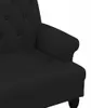 vidaXL Lavice s opěradlem černá 120x62x75,5 cm látka Náhled obrázku produktu 7