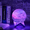 Lampa księżycowa 3D Starry Sky Moon Lamp 16 kolorów Zdalne Podgląd zdjęcia produktu 8