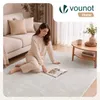 VOUNOT® Weicher Kurzflor Teppich Wohnzimmer mit Produktbild-Vorschau 2