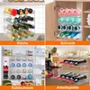 4-stöckiges Acryl-Flaschenregal – stapelbarer Produktbild-Vorschau 8