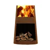 Rengo Corten Stahl Rost Terrassen ofen Garten Kamin Feuer Produktbild-Vorschau 6