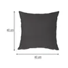 Kissenbezug 40x40 cm anthrazit Struktur Leinenoptik Produktbild-Vorschau 3