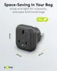 Goobay Reiseadapter UK auf Europa, schwarz, für Geräte aus Produktbild-Vorschau 5