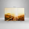 Bild auf Leinwand - Leinwandbild - Sonnenaufgang Welle Produktbild-Vorschau 3