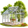 GARDEBRUK® Gewächshaus Aluminium 3,6m² 190x190cm inkl. Produktbild-Vorschau 1