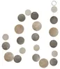 Boltze Capiz-Girlande Country Dekokette Beige Dunkelgrau Voir les images du produit 3