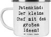 Mr. & Mrs. Panda Teetasse Spruch Patenkind Chef - Weiß - Produktbild-Vorschau 1