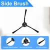 A product image showing a side brush for a robot vacuum cleaner, with close-up views of its features. Produktbild-Vorschau