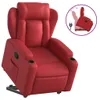vidaXL Fauteuil relax releveur rouge similicuir Voir les images du produit 1