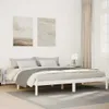 Prodloužený rám postele bez matrace bílý 200 x 220 cm Náhled obrázku produktu 2