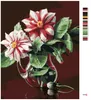 Zuty - Malen nach Zahlen - STILLLEBEN DAHLIEN IN GLASSKANNE Produktbild-Vorschau 3