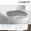 SCHÜTTE WC sedátko GREY STEEL High Gloss s dřevěným jádrem Náhled obrázku produktu 2