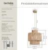 Product information and dimensions for a pendant lamp. Produktbild-Vorschau