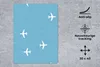 MuchoWow® Mauspad Mousepad Flugzeug - Herz - Muster 30x40 Produktbild-Vorschau 2