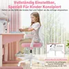 HOFFREE Dětská židle k psacímu stolu Ergonomická otočná Náhled obrázku produktu 4