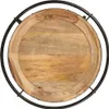 vidaXL Beistelltisch Ø55x60 cm Massivholz Mango Produktbild-Vorschau 2