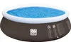 Happy People Quick Up Pool Set 390 x 84 cm im Rattandesign Produktbild-Vorschau 3
