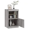 Sideboard mit LED-Leuchten Grau Sonoma 41x37x67 cm Produktbild-Vorschau 5