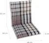 A chair cushion with dimensions indicated by measurement lines and text. Produktbild-Vorschau