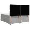 vidaXL Lit boxspring avec matelas gris clair 180x200 cm Voir les images du produit 6