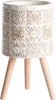 BELIANI Pflanzentopf Cremeweiß Antik-Look MgO Vintage-Stil Produktbild-Vorschau 1