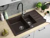 Žulový dřez – kuchyňský dřez – rozměry 79 x 50 cm – barva Náhled obrázku produktu 3
