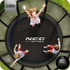 Neo-Sport 183 cm (6 Fuß) Gartentrampolin mit Außennetz und Produktbild-Vorschau 5