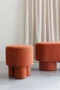 Marcos Sitzhocker Rot / Braun Produktbild-Vorschau 1