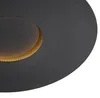 Moderne Deckenleuchte Schwarz 60cm inkl  LED 3 Stufen Produktbild-Vorschau 2