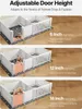 SucceBuy cassetta per cuccioli, 186,5x97x50 cm, box per Anteprima dell’immagine prodotto 4