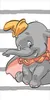 Disney Dumbo "Stripe" piccolo elefante con berretto a righe Anteprima dell’immagine prodotto 1