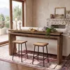 Tavolino consolle in legno massello, 160 cm, tavolino da Anteprima dell’immagine prodotto 6