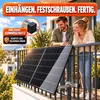 4x Balkonkraftwerk Halterung ECKIG│Balkon Geländer Produktbild-Vorschau 4