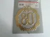 Demmler 1230800192 Jubiläumszahl 80 - Ø 13 cm, Draht, gold Produktbild-Vorschau 3