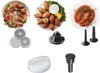 A collage of food items and accessories, likely related to food preparation. Podgląd zdjęcia produktu
