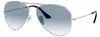 Ray-Ban Large Metal zilverkleurig met witte glazen Productafbeelding-voorbeeld 2