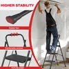 Trittleiter 3 Stufen Stehleiter, OUTIGO Klappleiter bis Produktbild-Vorschau 5