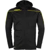 uhlsport Stream 22 Track Hood Jacket nero/giallo lime M Anteprima dell’immagine prodotto 1