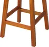 Zestaw dwóch hokerów barowych, drewno akacjowe, 34 cm x 34 Podgląd zdjęcia produktu 5