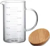 Hitzebeständiges Glas, Messbecher aus Glas, Milch Produktbild-Vorschau 1