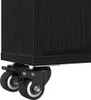 vidaXL Chariot de rangement étroit noir aspect chêne Voir les images du produit 7